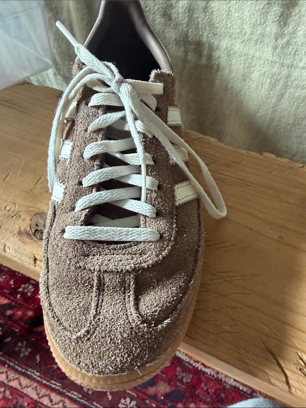 adidas Spezial women Suede Sneakers in Brown & White - Picture 2 of 4